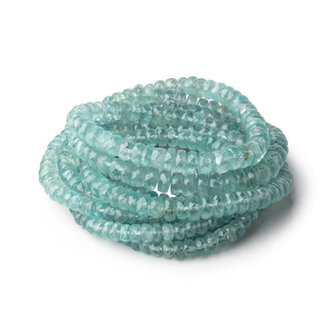 3-6mm Teal Green Kyanite Faceted Rondelle Beads 16 inch 151 pieces (ONLINE ORDER ONLY)