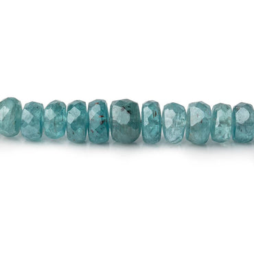 3-6mm Teal Kyanite Faceted Rondelle Beads 16 inch 142 pieces (ONLINE ORDER ONLY)