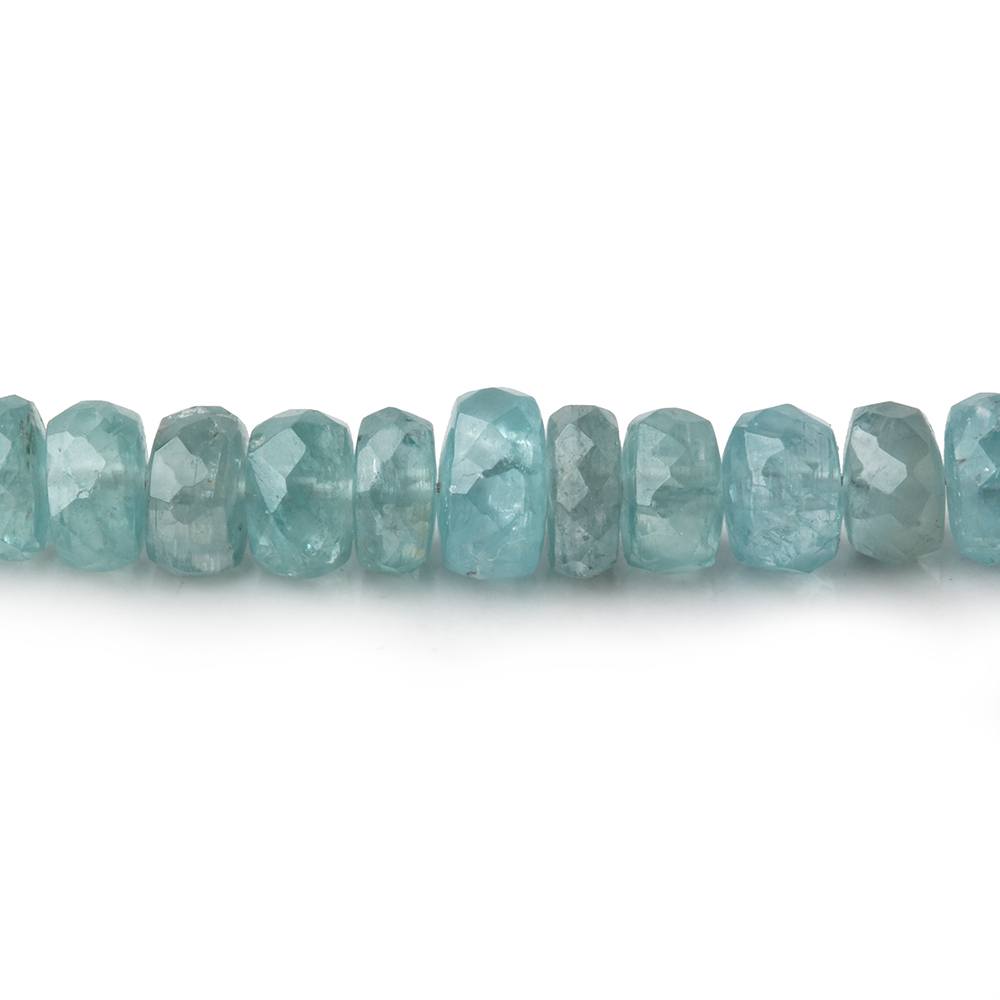 3-6mm Teal Kyanite Faceted Rondelles 16 inch 142 Beads (ONLINE ORDER ONLY)