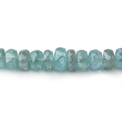 3-6mm Teal Kyanite Faceted Rondelles 16 inch 142 Beads (ONLINE ORDER ONLY)