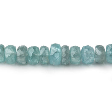 3-6mm Teal Kyanite Faceted Rondelles 16 inch 142 Beads (ONLINE ORDER ONLY)