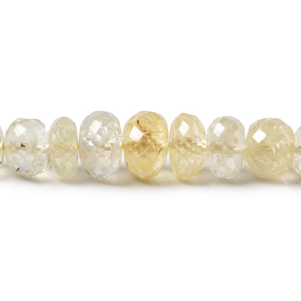 3-6mm Yellow Sapphire Faceted Rondelle 16 inch 168 pieces AAA (ONLINE ORDER ONLY)