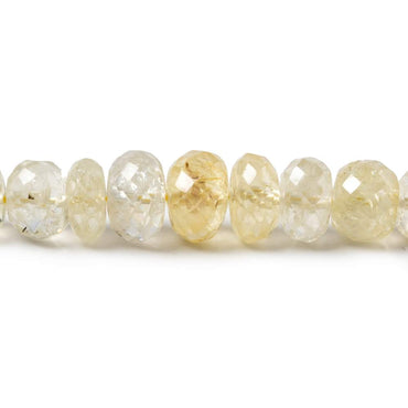 3-6mm Yellow Sapphire Faceted Rondelle 16 inch 168 pieces AAA (ONLINE ORDER ONLY)