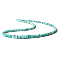 3-7mm Chinese Turquoise faceted heshi beads 18 inch 290 beads (ONLINE ORDER ONLY)