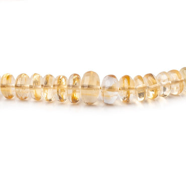 3-7mm Citrine Plain Rondelle Beads 18 inch 187 pieces AA (ONLINE ORDER ONLY)