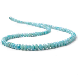 3-7mm Larimar faceted rondelle beads 18 inch 147 pieces (ONLINE ORDER ONLY)