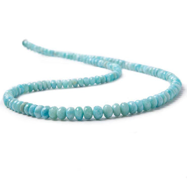 3-7mm Larimar faceted rondelle beads 18 inch 147 pieces (ONLINE ORDER ONLY)
