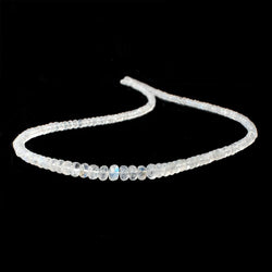 3-7mm Rainbow Moonstone Faceted Rondelle Beads 18.5 inch 184 pieces (ONLINE ORDER ONLY)
