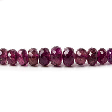 3-7mm Rubelite Tourmaline Faceted Rondelle Beads 18 inch 153 pcs (ONLINE ORDER ONLY)
