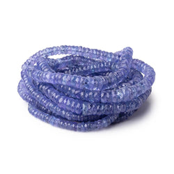 3-7mm Tanzanite Faceted Heishi Beads 16 inch 220 pieces AA (ONLINE ORDER ONLY)