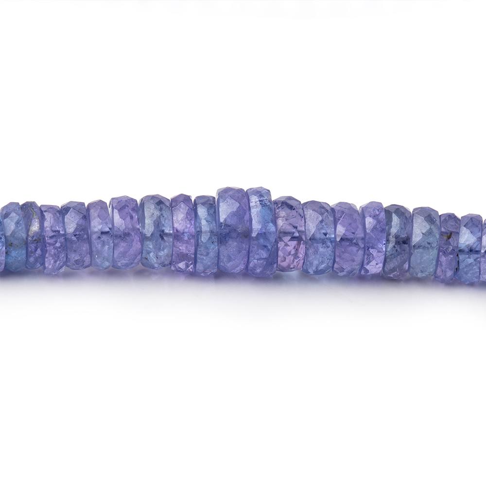 3-7mm Tanzanite Faceted Heishi Beads 16 inch 220 pieces AA (ONLINE ORDER ONLY)