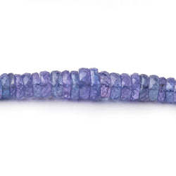 3-7mm Tanzanite Faceted Heishi Beads 16 inch 220 pieces AA (ONLINE ORDER ONLY)