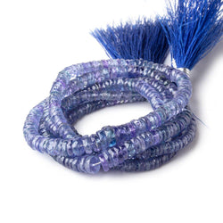 3-7mm Tanzanite Faceted Heshi Beads 16 inch 256 pieces AA (ONLINE ORDER ONLY)