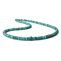 3-8mm Chinese Turquoise faceted heshi beads 17 inch 290 beads (ONLINE ORDER ONLY)