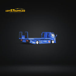MicroTurbo HINO 300 Custom Truck Flatbed  Blue Calsonic Livery 1:64 (ONLINE ORDER ONLY)