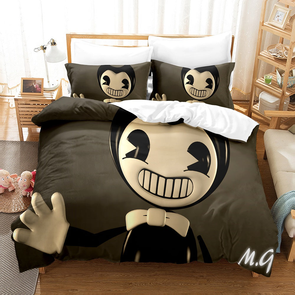 Bendy and the ink machine Bedding Set Quilt Cover (Online Order Only)