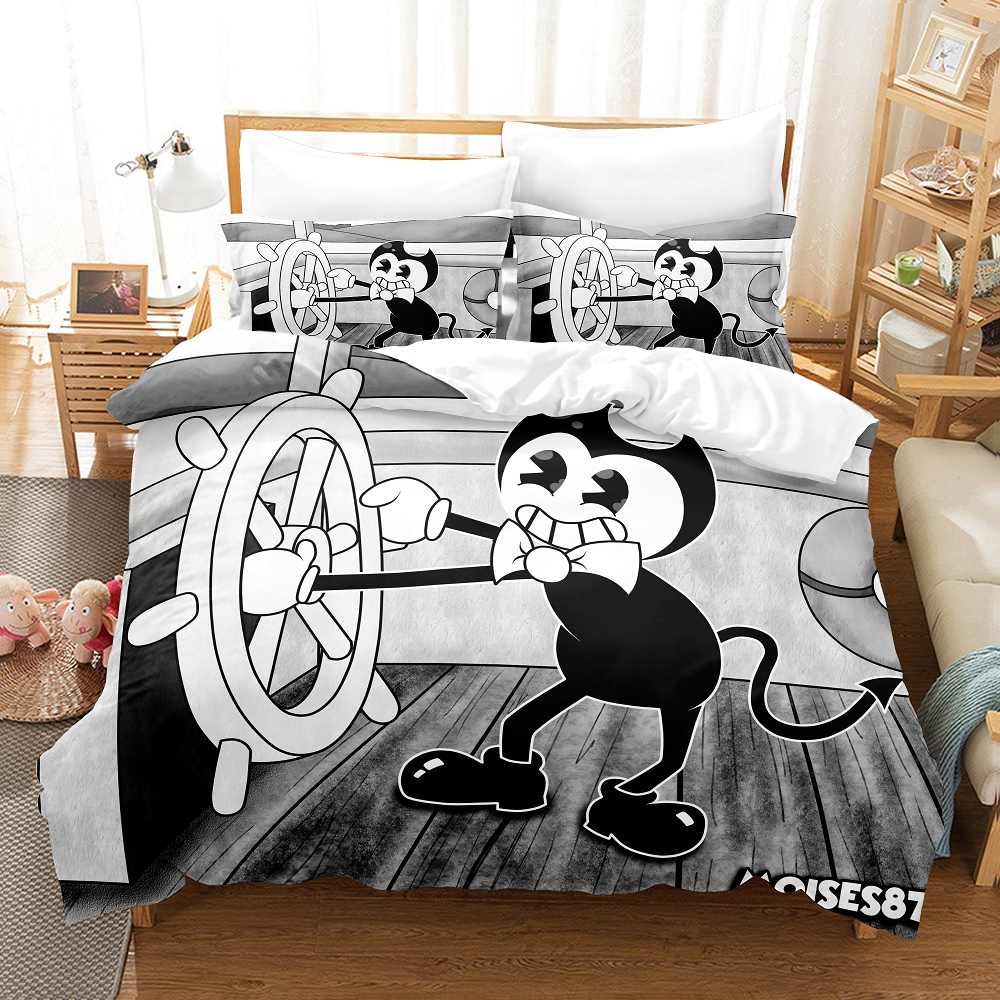 Bendy and the ink machine Bedding Set Quilt Cover (Online Order Only)