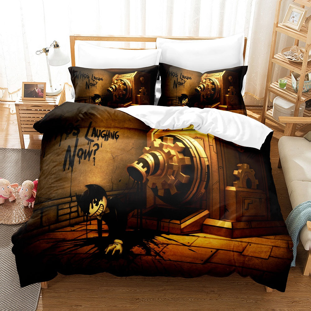 Bendy and the ink machine Bedding Set Quilt Cover (Online Order Only)