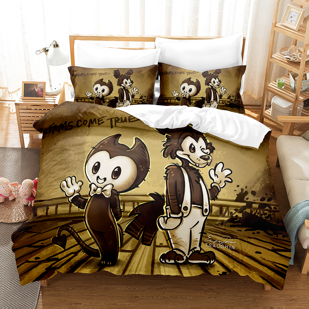 Bendy and the ink machine Bedding Set Quilt Cover (Online Order Only)