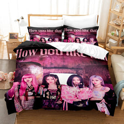 Blackpink Cosplay Bedding Set Quilt Cover Without Filler (Online Order Only)