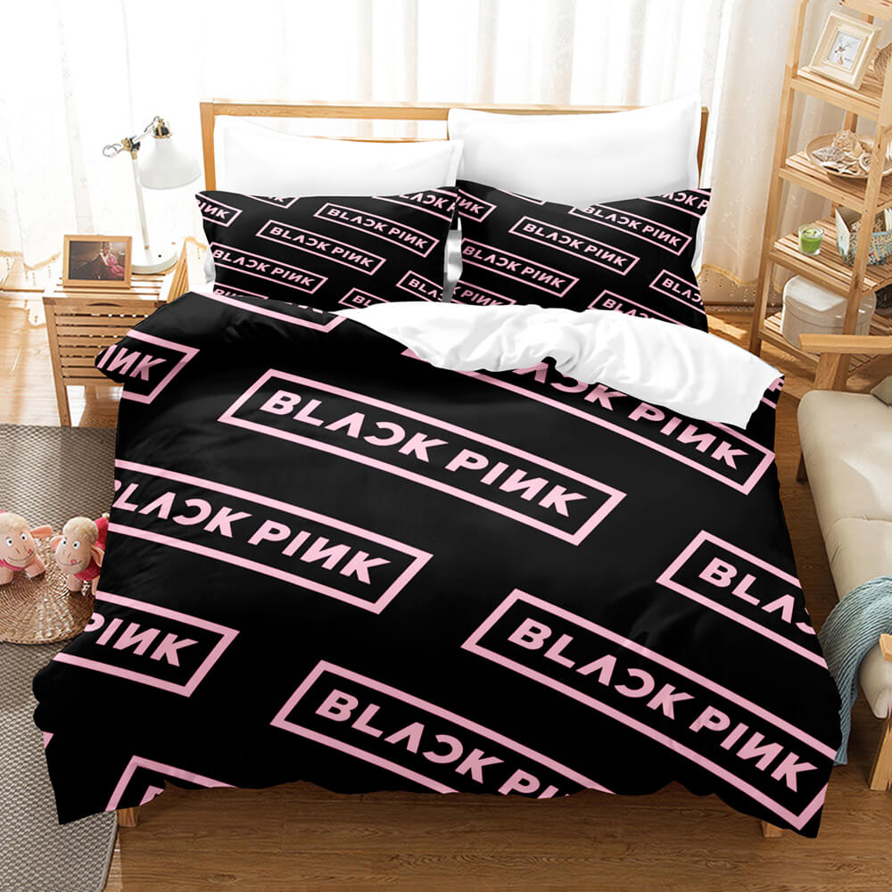 Blackpink Cosplay Bedding Set Quilt Cover Without Filler (Online Order Only)