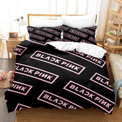 Blackpink Cosplay Bedding Set Quilt Cover Without Filler (Online Order Only)