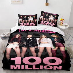 Blackpink Cosplay Bedding Set Quilt Cover Without Filler (Online Order Only)