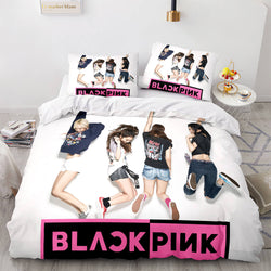 Blackpink Cosplay Bedding Set Quilt Cover Without Filler (Online Order Only)