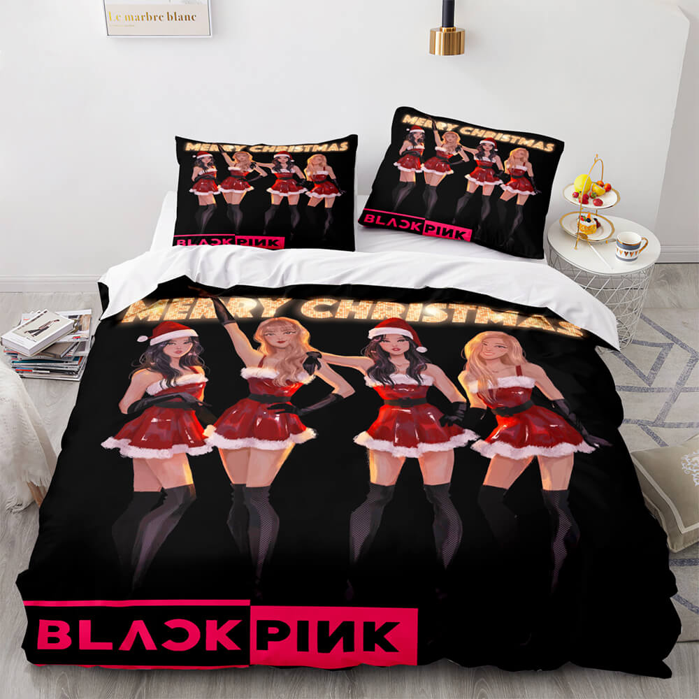 Blackpink Cosplay Bedding Set Quilt Cover Without Filler (Online Order Only)