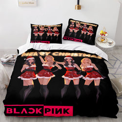 Blackpink Cosplay Bedding Set Quilt Cover Without Filler (Online Order Only)
