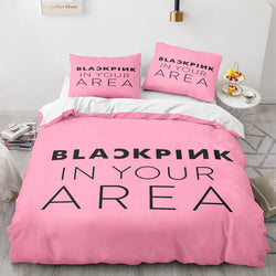 Blackpink Cosplay Bedding Set Quilt Cover Without Filler (Online Order Only)