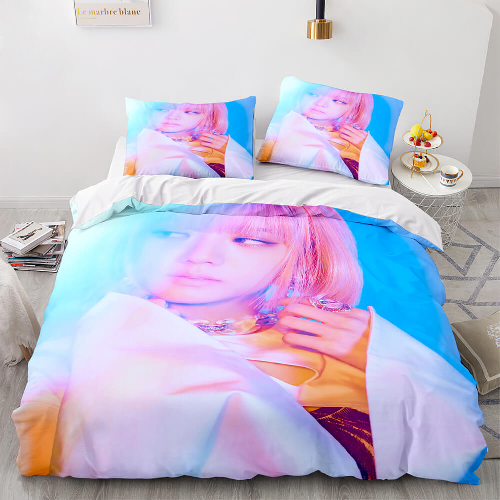 Blackpink Cosplay Bedding Set Quilt Cover Without Filler (Online Order Only)