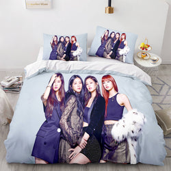 Blackpink Cosplay Bedding Set Quilt Cover Without Filler (Online Order Only)
