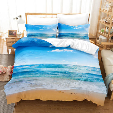 Coastal Beach Theme Bedding Sets Quilt Cover Without Filler (Online Order Only)