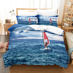 Coastal Beach Theme Bedding Sets Quilt Cover Without Filler (Online Order Only)
