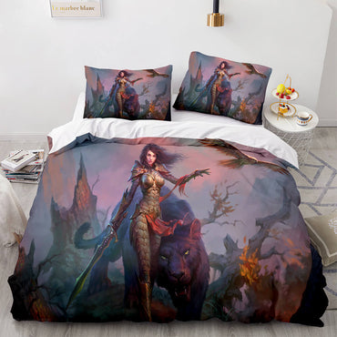 Dragon Attack Cosplay Bedding Set Quilt Cover Without Filler (Online Order Only)