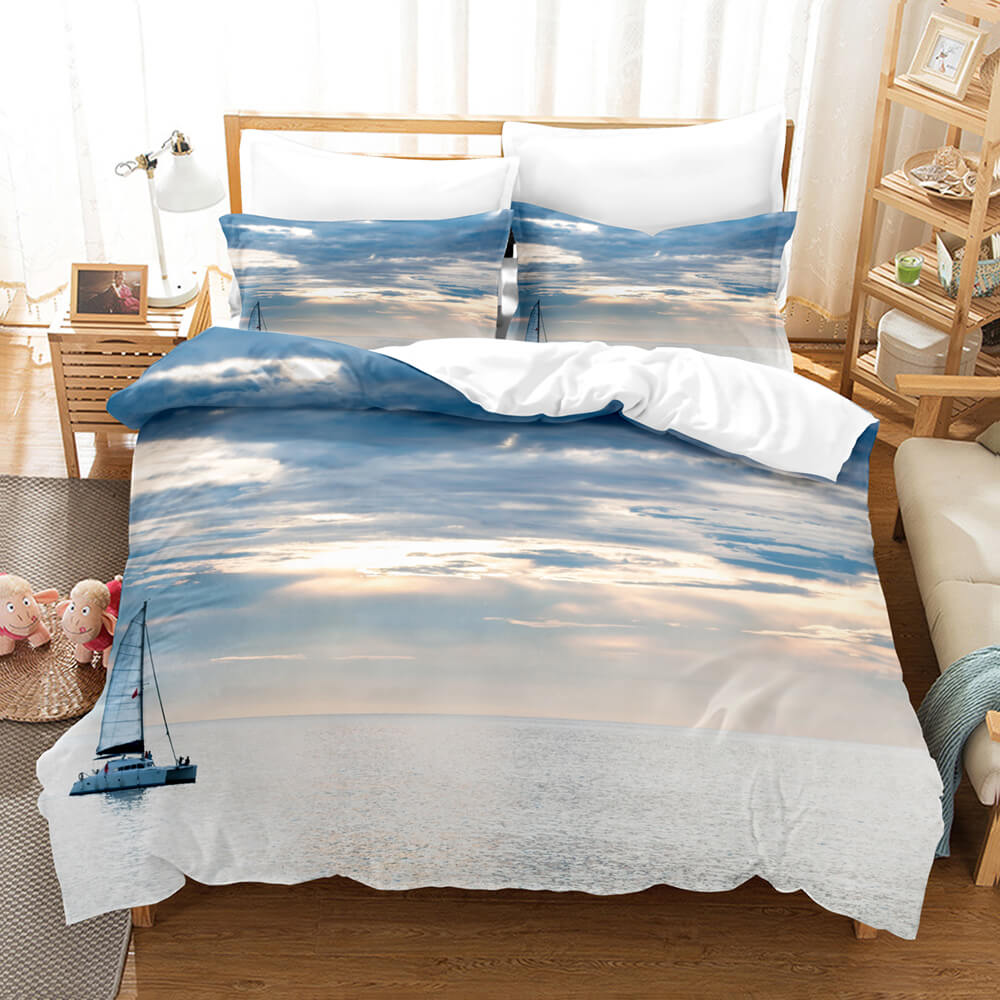 Ocean Bedding Set Quilt Cover Set Without Filler (Online Order Only)