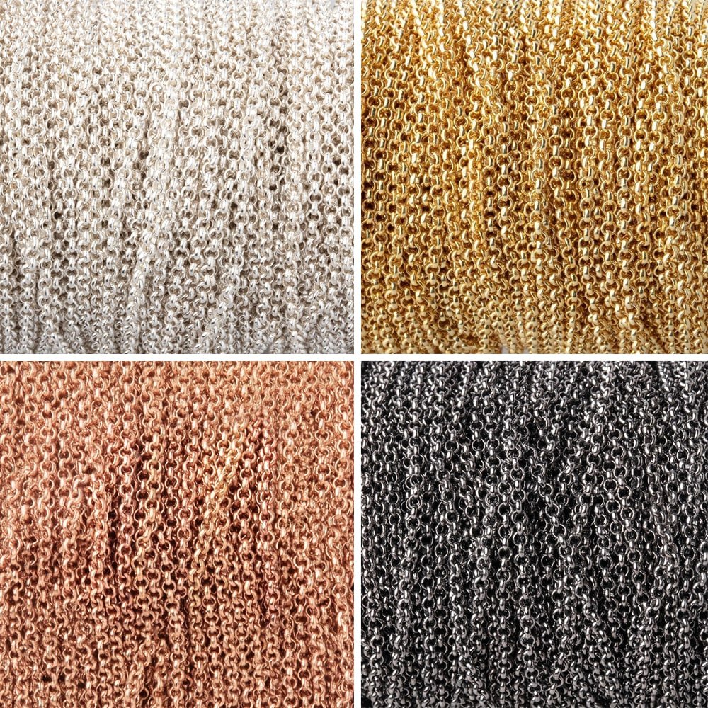 3 Feet - 1.5mm Rolo Link Chain (ONLINE ORDER ONLY)