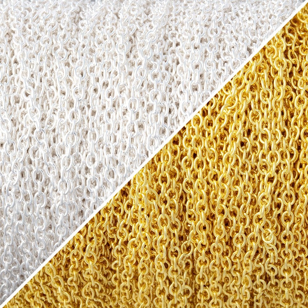 3 Feet - 1.7mm Oval Link Chain (ONLINE ORDER ONLY)