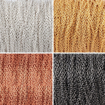 3 Feet - 1mm Link Chain (ONLINE ORDER ONLY)