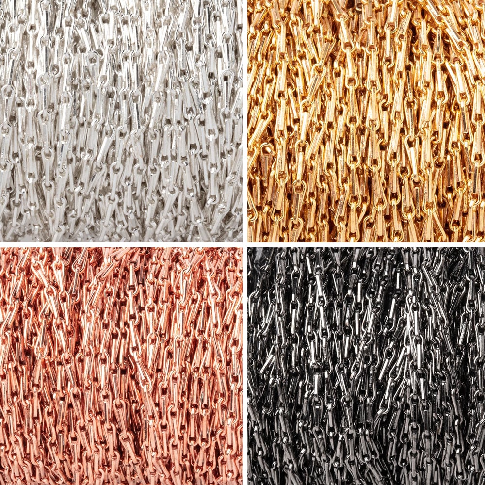 3 Feet - 1mm Tear Drop Link Chain (ONLINE ORDER ONLY)