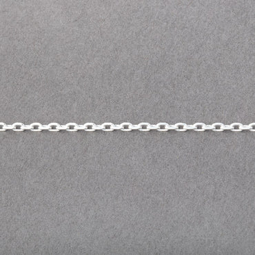 3 Feet - 2mm Divot Oval Link Chain (ONLINE ORDER ONLY)