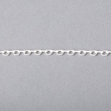 3 Feet - 2mm Open & Closed Oval Link Chain (ONLINE ORDER ONLY)