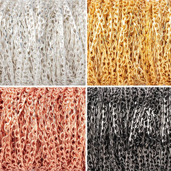 3 Feet - 2mm Open & Closed Oval Link Chain (ONLINE ORDER ONLY)