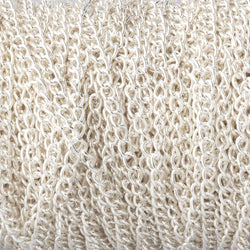 3 Feet - 2mm Silver plated Curb Link Chain (ONLINE ORDER ONLY)