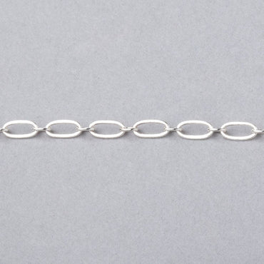 3 Feet - 3mm Drawn Oval & Link Chain (ONLINE ORDER ONLY)