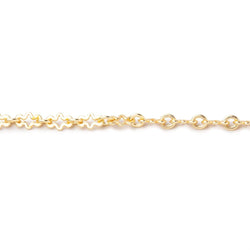 3 Feet - 3mm Fancy Cross Link Chain (ONLINE ORDER ONLY)