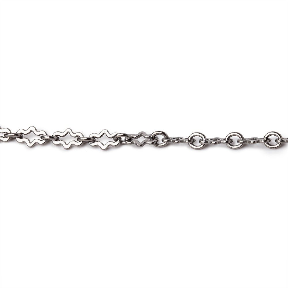 3 Feet - 3mm Fancy Cross Link Chain (ONLINE ORDER ONLY)