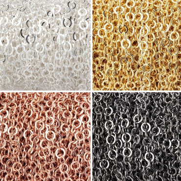 3 Feet - 3mm Flat Round Link Chain (ONLINE ORDER ONLY)