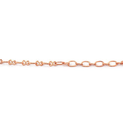 3 Feet - 3mm Oval & Bowtie Link Chain (ONLINE ORDER ONLY)